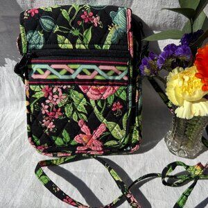 Vera Bradley Mini Hipster Crossbody Bag, "Botanica" pattern